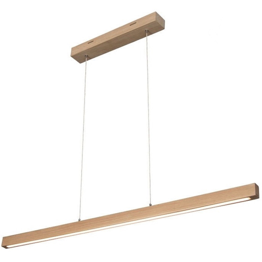 Lampadario LED dimmerabile a sospensione su cavo SMAL LED/15W/230V rovere