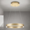 lampadario LED dimmerabile su cavo KOLK LED/40W/230V 2700/3000/4000K diam. 40 cm oro