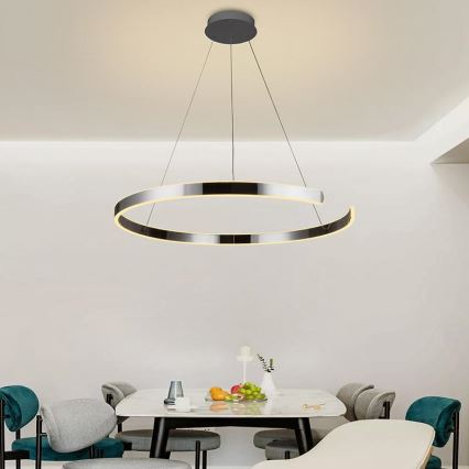 Lampadario LED Dimmerabile su cavo LED/100W/230V 3000-6500K + telecomando