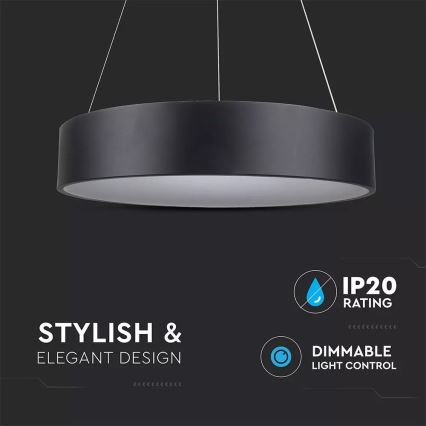 Lampadario LED dimmerabile su cavo LED/30W/230V