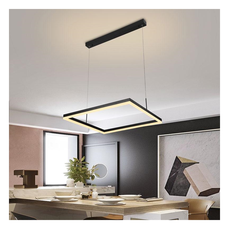 Lampadario LED Dimmerabile su cavo LED/55W/230V 3000-6500K + telecomando