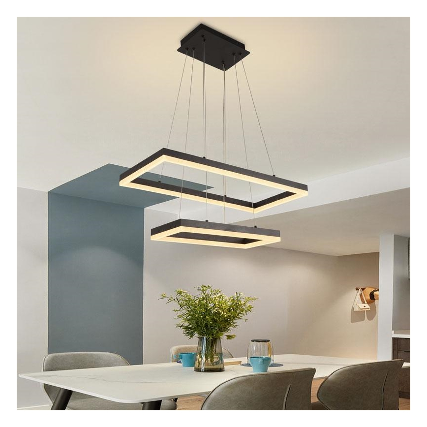 Lampadario LED Dimmerabile su cavo LED/65W/230V 3000-6500K + telecomando