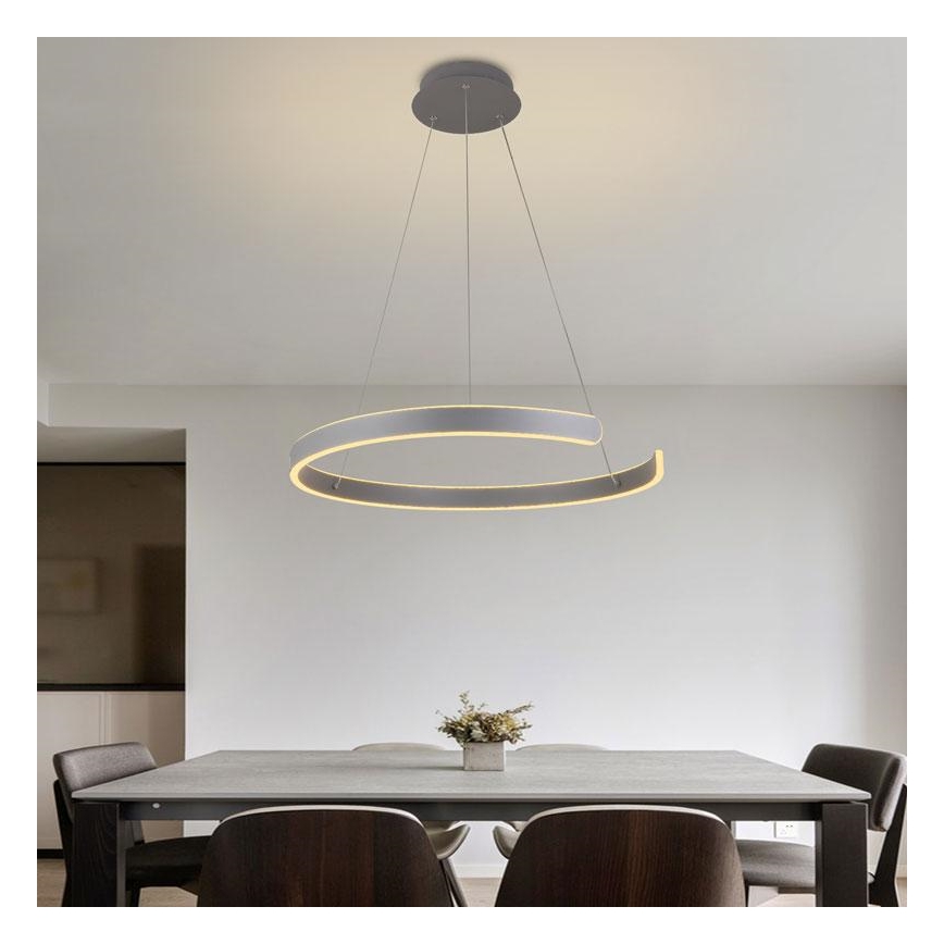 Lampadario LED Dimmerabile su cavo LED/70W/230V 3000-6500K + telecomando
