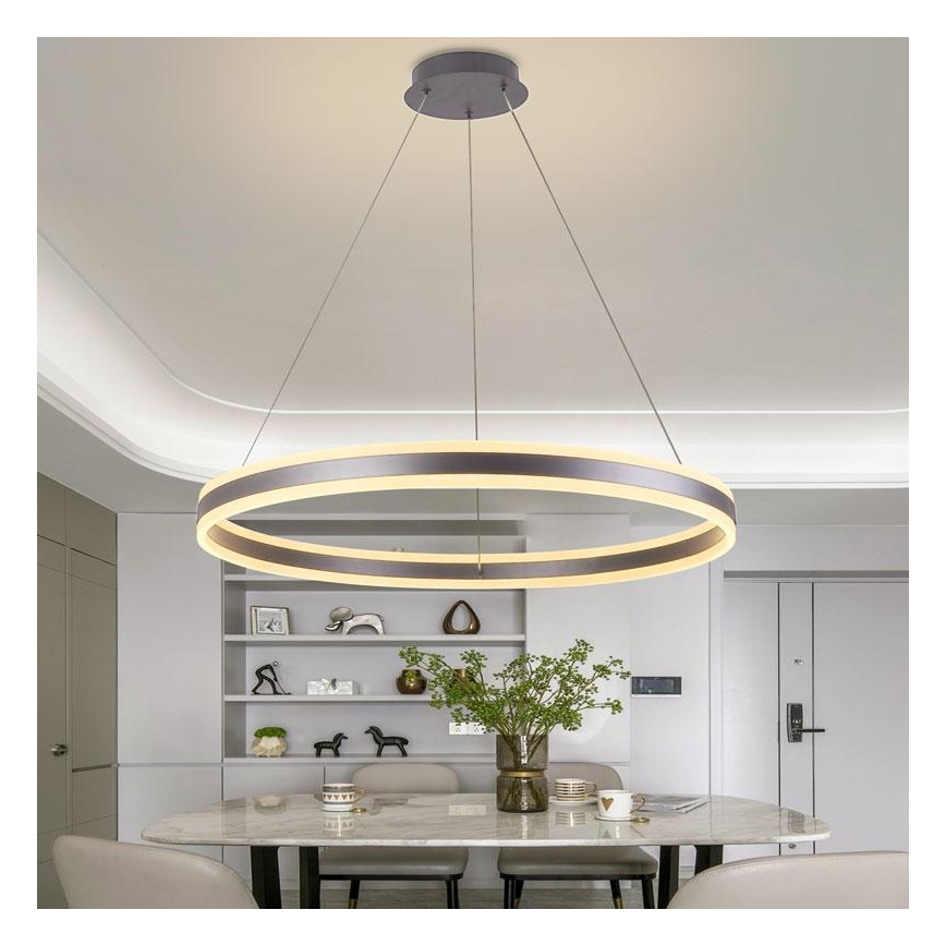 Lampadario LED Dimmerabile su filo LED/110W/230V 3000-6500K + telecomando