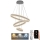 Lampadario LED Dimmerabile su filo LED/165W/230V 3000-6500K +  telecomando