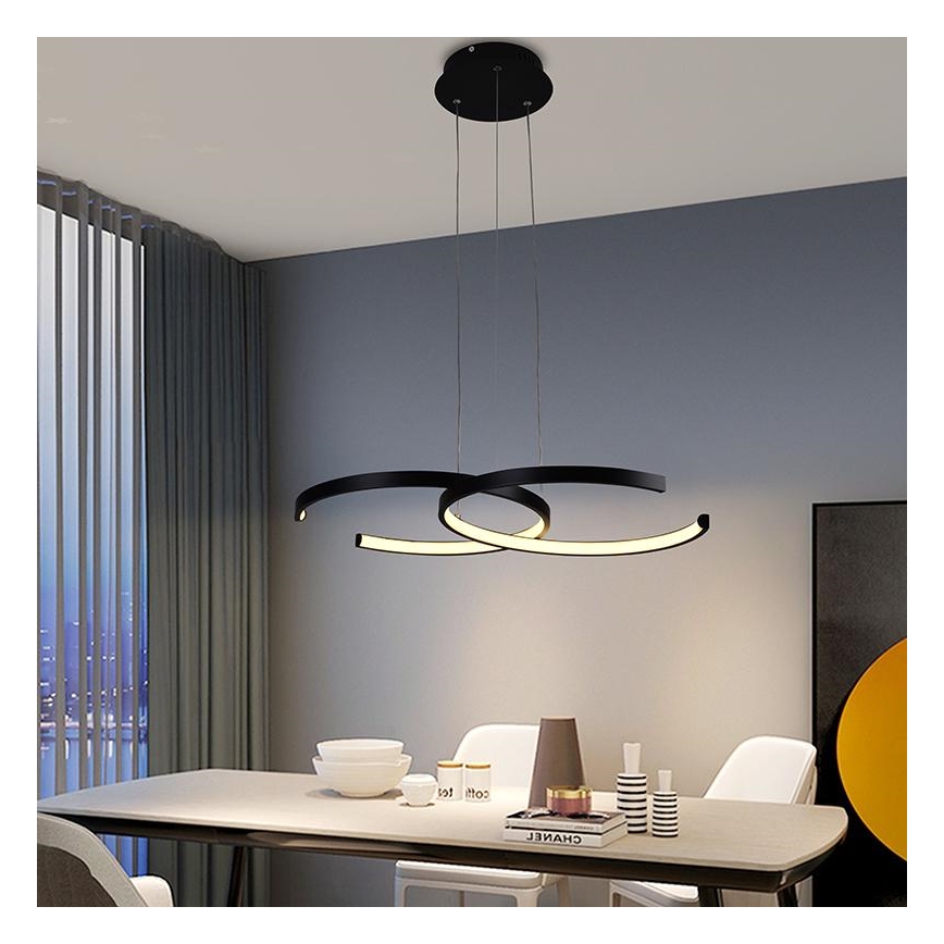 Lampadario LED Dimmerabile su filo LED/50W/230V 3000-6500K + telecomando