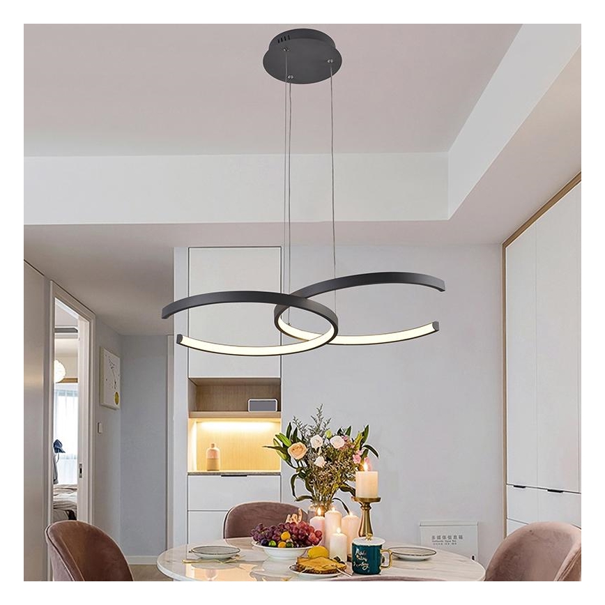 Lampadario LED Dimmerabile su filo LED/50W/230V 3000-6500K + telecomando
