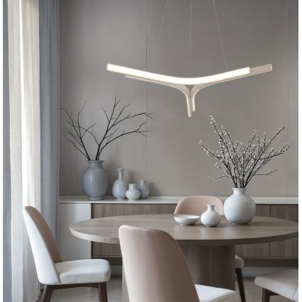 Lampadario LED sospeso con cavo ALTA LED/30W/230V, argento