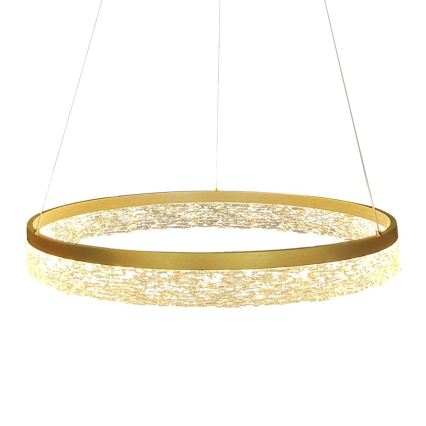 Lampadario LED sospeso con cavo GALA LED/25W/230V Ø 50 cm oro