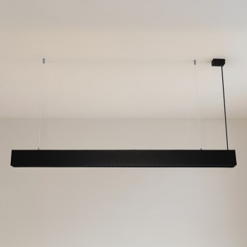 Lampadario LED sospeso con cavo LED/55W/230V 3000/4000/6500K 120 cm nero