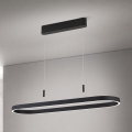 Lampadario LED sospeso su cavo CARRARA LED/80W/230V 2700/3000/4000K nero