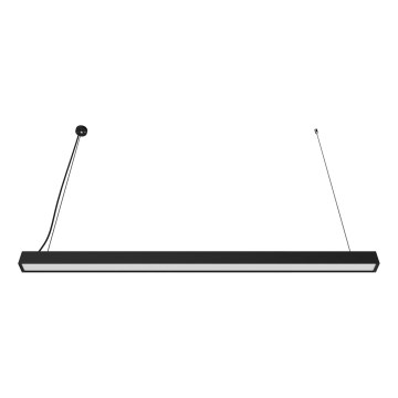 Lampadario LED sospeso su cavo LED/44W/230V 3000K 120 cm nero