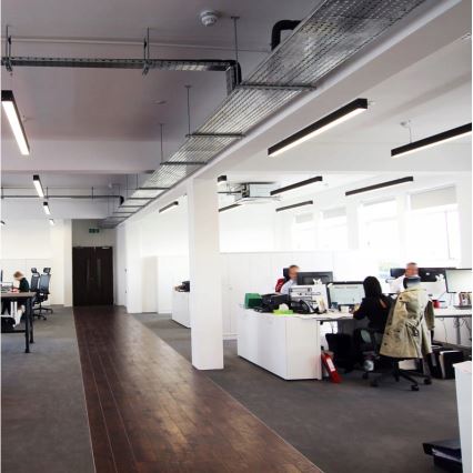 Lampadario LED sospeso su cavo LED/44W/230V 3000K 120 cm nero