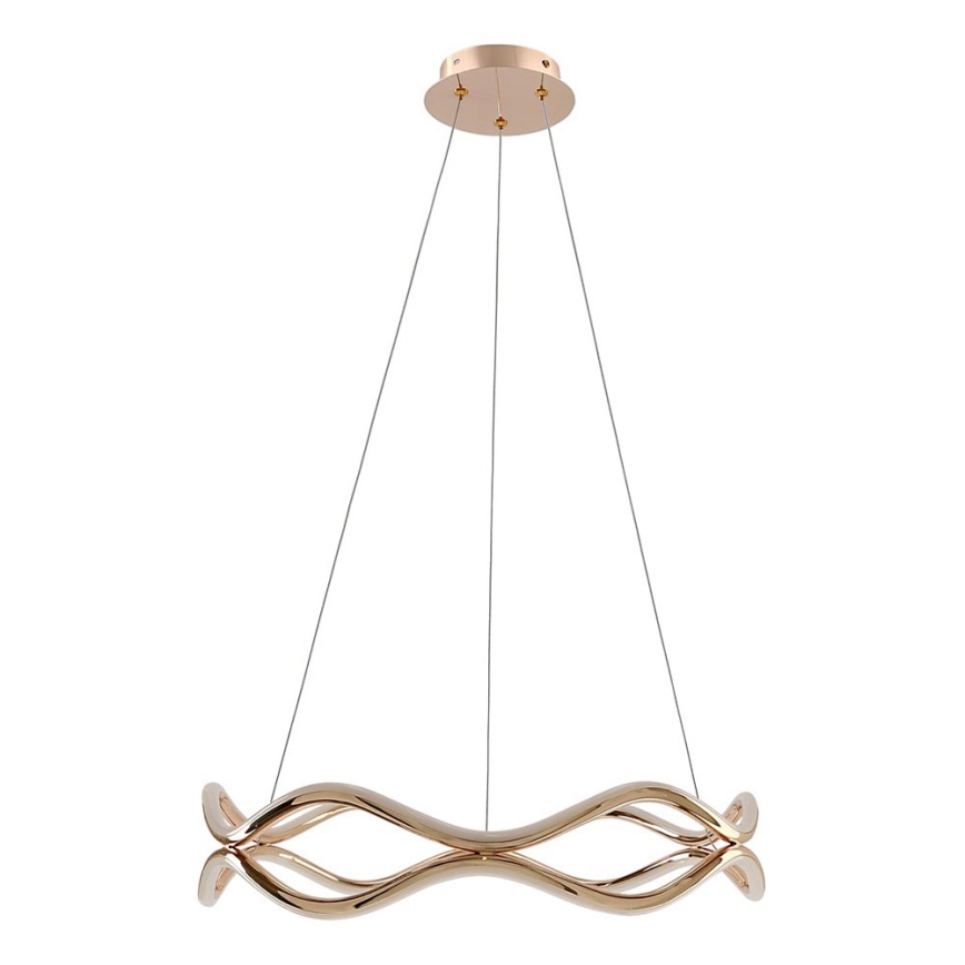 Lampadario LED sospeso su cavo VAVE LED/28W/230V oro rosa