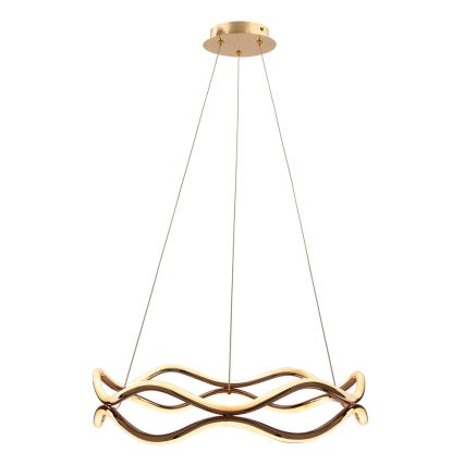 Lampadario LED sospeso su cavo VAVE LED/28W/230V oro rosa
