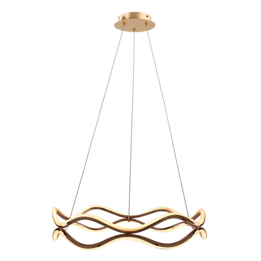 Lampadario LED sospeso su cavo VAVE LED/28W/230V oro rosa
