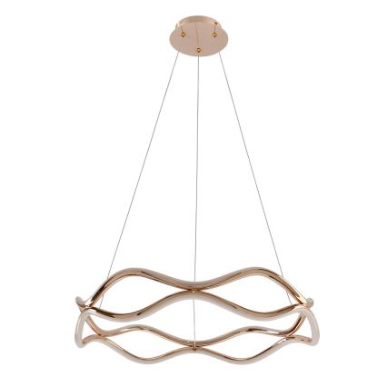 Lampadario LED sospeso su cavo VAVE LED/28W/230V oro rosa