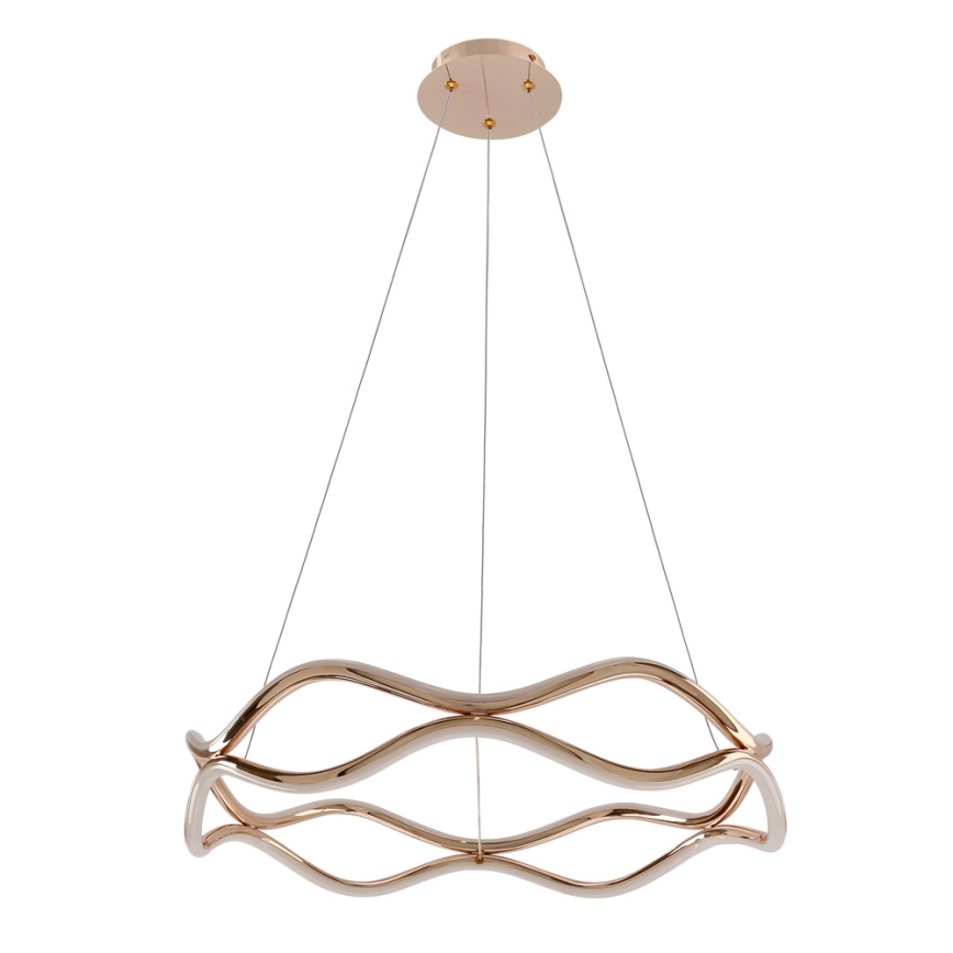 Lampadario LED sospeso su cavo VAVE LED/28W/230V oro rosa