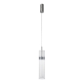 Lampadario LED su cavo AMBIENTE, 6W, 230V, 3000/4000/6000K (temperatura colore selezionabile), finitura cromo lucido
