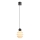 Lampadario LED su cavo CACTUS LED/3W/230V 3000K nero/bianco