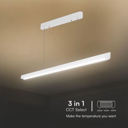 Lampadario LED su cavo LED/36W/230V 3000/4000/6400K bianco