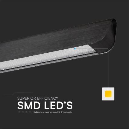 Lampadario LED a cavo LED/36W/230V 3000/4000/6400K nero