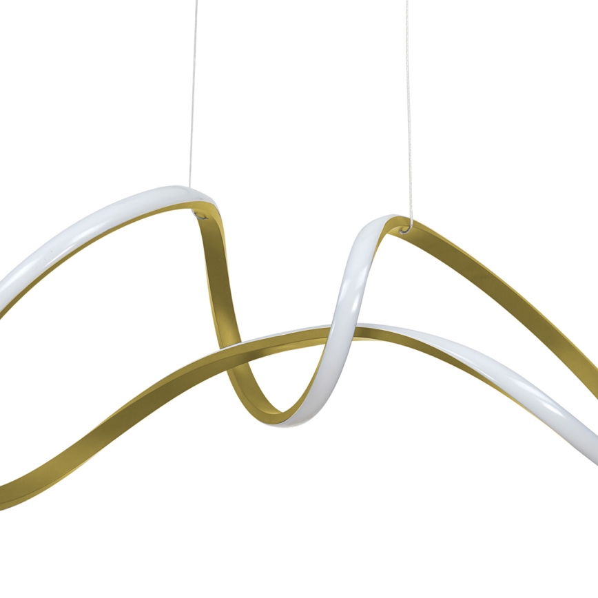 Lampadario LED su corda TESORO LED/48W/230V dorato