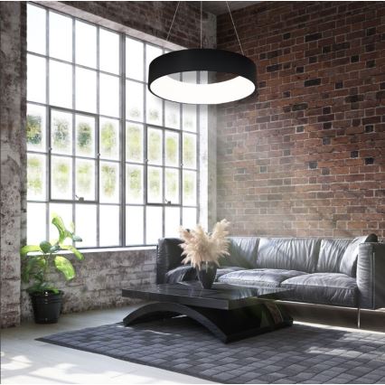 Lampadario LED su fune OHIO BLACK LED/24W/230V