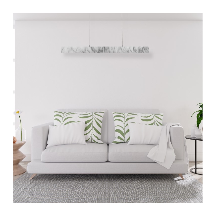 Lampadario LED su fune PIERCE LED/18W/230V  bianco/grigio