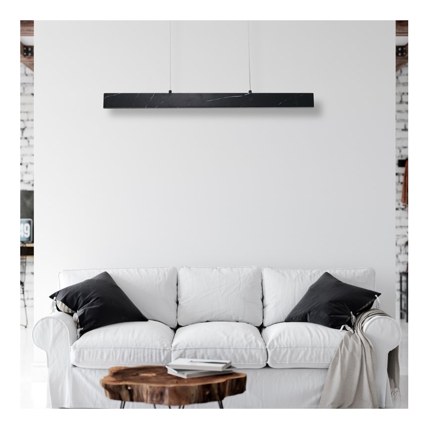 Lampadario LED su fune PIERCE LED/18W/230V nero