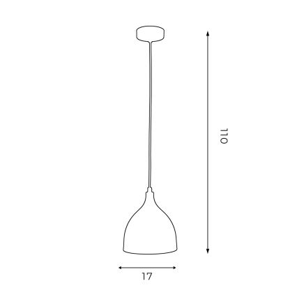 Lampadario NOAK YOUNG 1xE27/60W/230V