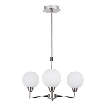 Lampadario on a pole LOGOS 3xG9/25W/230V cromo opaco