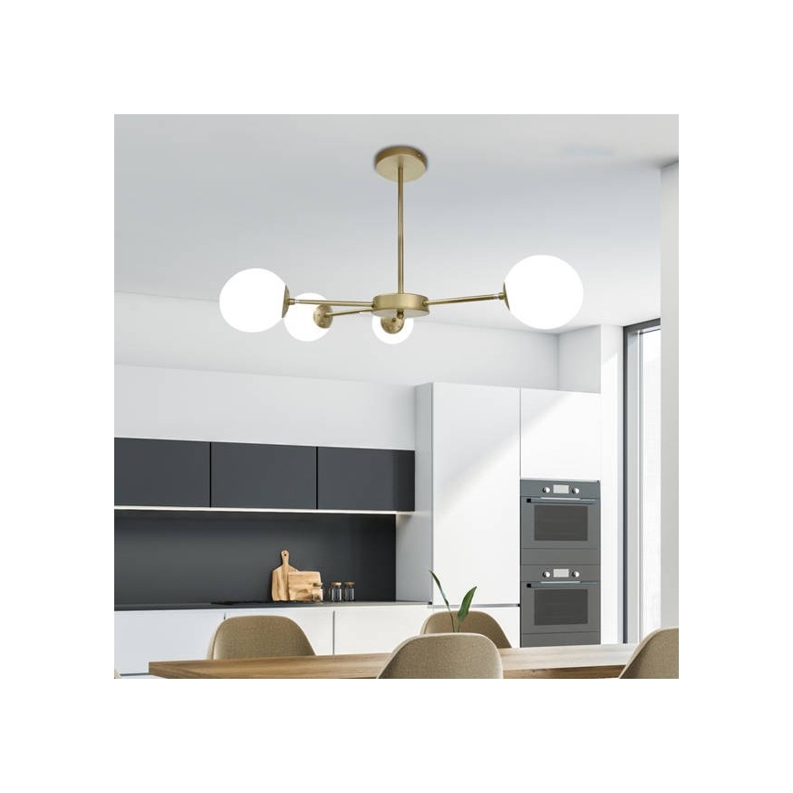 Lampadario on a pole MATI 4xG9/20W/230V oro