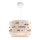 Lampadario per bambini CANDY 1xE27/40W/230V bianco/arancione