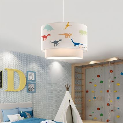 Lampadario per bambini CANDY 1xE27/40W/230V bianco/multicolore