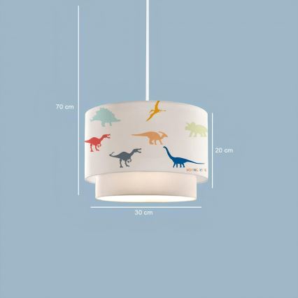 Lampadario per bambini CANDY 1xE27/40W/230V bianco/multicolore