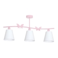 Lampadario per bambini FARFALLINA 3XE14/60W/230V