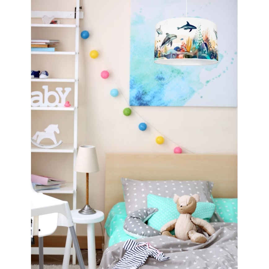Lampadario per bambini OCEAN 1xE27/60W/230V