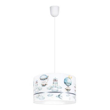 Lampadario per bambini PIKKI 1xE27/60W/230V blu