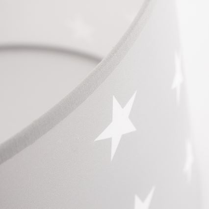 Lampadario per bambini STELLE grigio 1xE27/60W/230V
