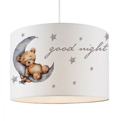 Lampadario per cameretta CANDY 1xE27/40W/230V bianco/marrone