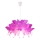 Lampadario per cameretta FARFALLA 1xE27/60W/230V rosa