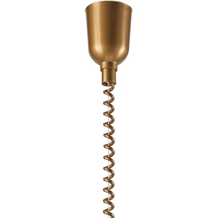 Lampadario regolabile CHIARA 1xE27/60W/230V marrone/faggio