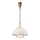 Lampadario regolabile RAMONA 1xE27/60W/230V beige/marrone chiaro/pino
