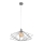 Lampadario SATURN 1xE27/15W/230V grigio