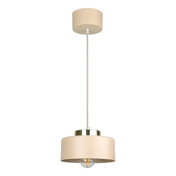 Lampadario sospeso con cavo IGNIA 1xE27/60W/230V beige/oro