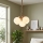 Lampadario sospeso con cavo LOOMIS 3xE27/15W/230V 83 cm beige/rovere