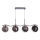 Lampadario sospeso con cavo LUMOS 4xG9/20W/230V nero fumé