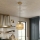 Lampadario sospeso con cavo MILOU 1xE27/15W/230V oro/beige fumé