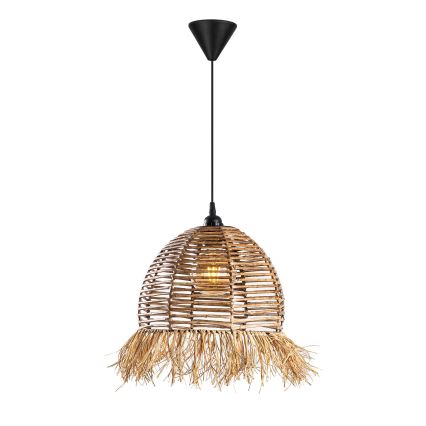 Lampadario sospeso con cavo RUYO 1xE27/40W/230V marrone